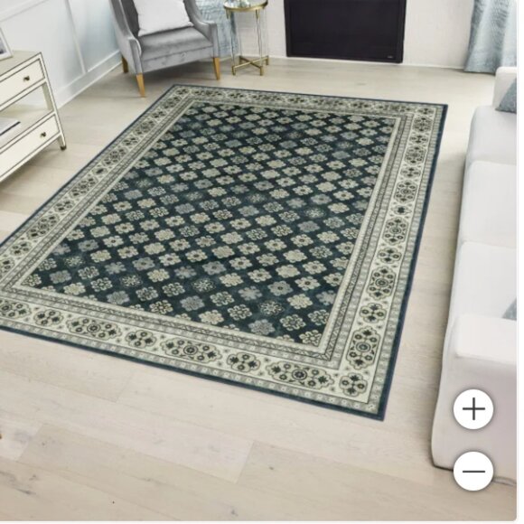Wyatt & Ash Washable Indoor Area Rug, Beatrice 5'3" x 7'5" - Picture 1 of 6